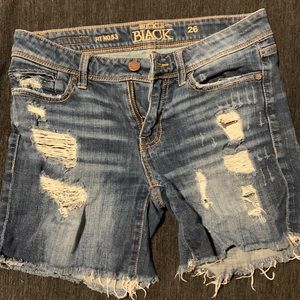 Like new Buckle Black Denim Shorts